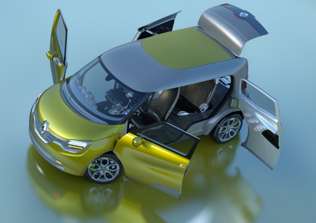 Renault Frendzy. The 100% Electric, Work-Play Car China investigating more than 1,000 auto companies