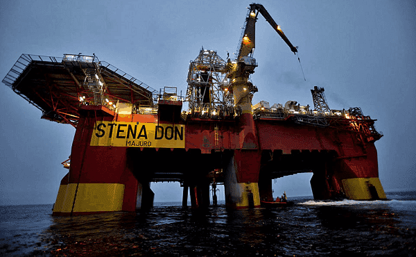 Stena Don oil rig of Cairn Energy Dyson Investment artificial intelligence