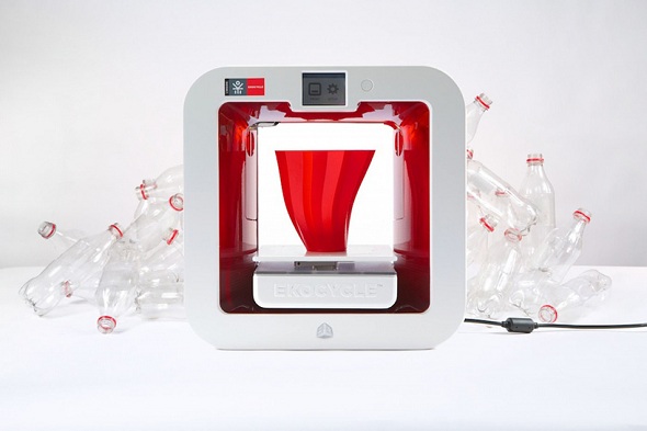 Will.i.am + Coca Cola Ekocycle Cube 3D Print Recycled Plastics Designboom 05