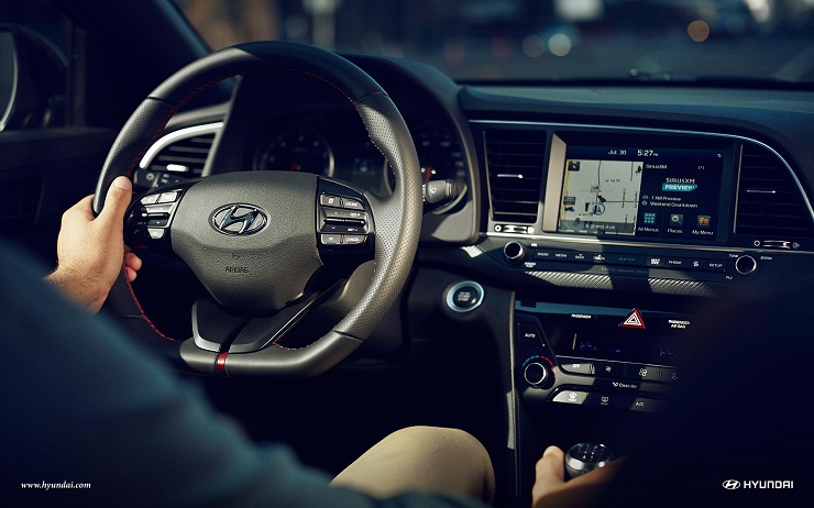 Hyundai Elantra Sport interior