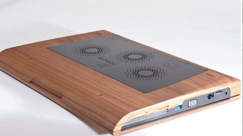 Wooden Laptop Close