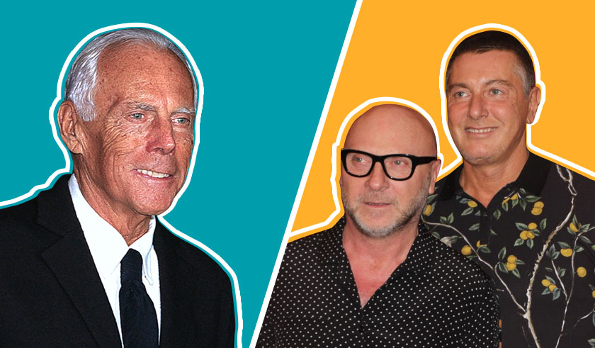 Giorgio Armani And Dolce Gabbana