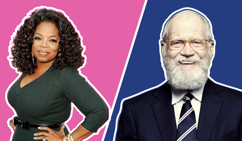 Oprah Winfrey And David Letterman