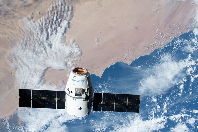 SpaceX and NASA Dragon Capsule