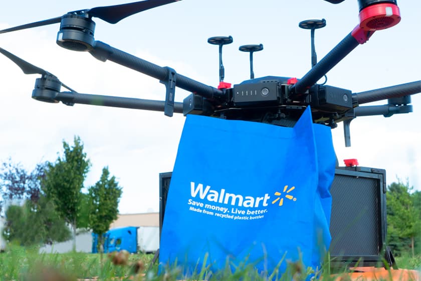 Walmart to use drones for 1-hour delivery