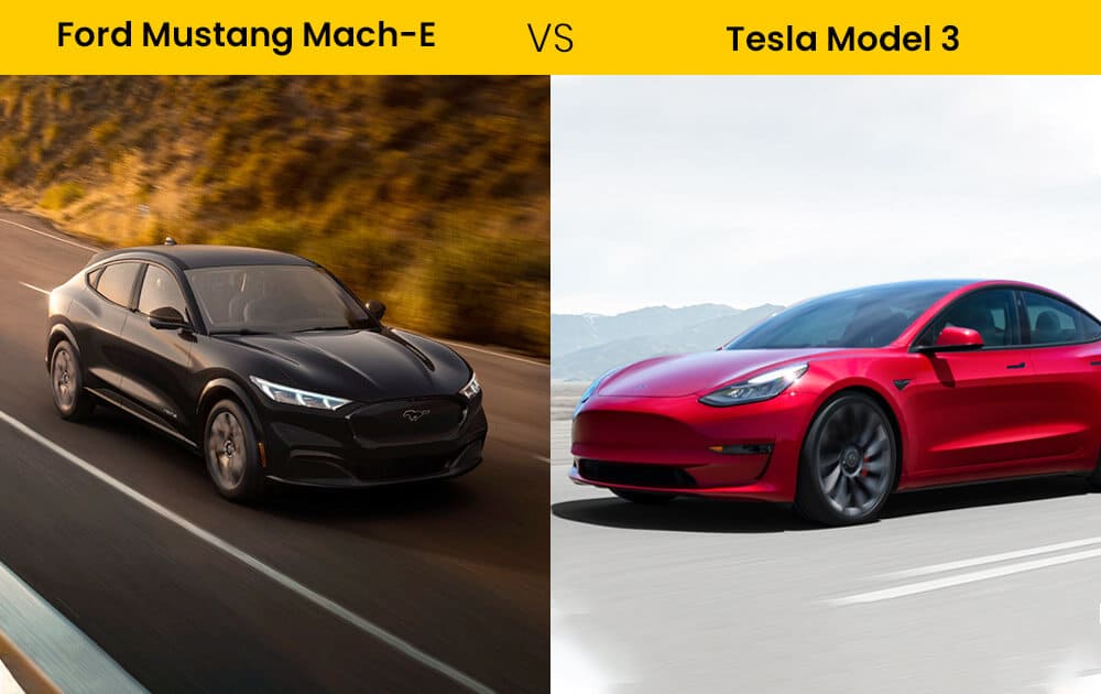 Ford Mustang Mach E vs Tesla Model