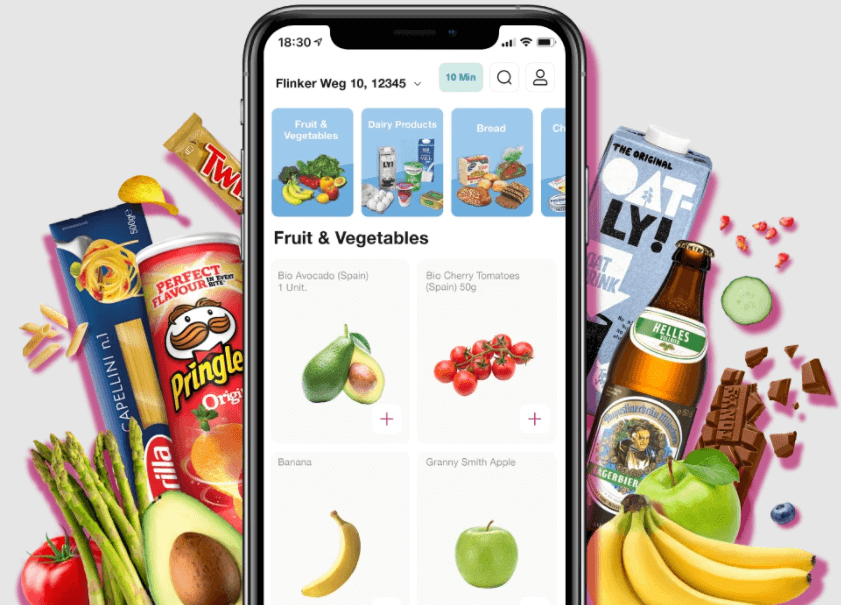 grocery startup flink