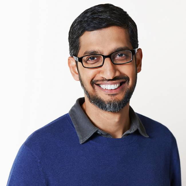 Alphabet CEO Sundar Pichai