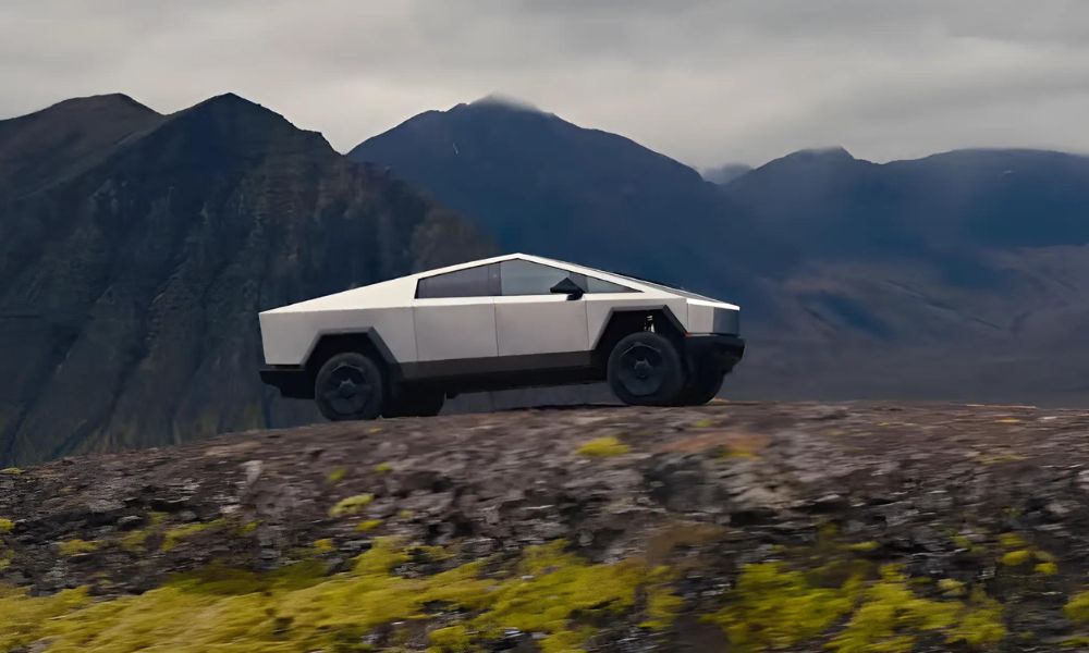 Cybertruck rear-view camera