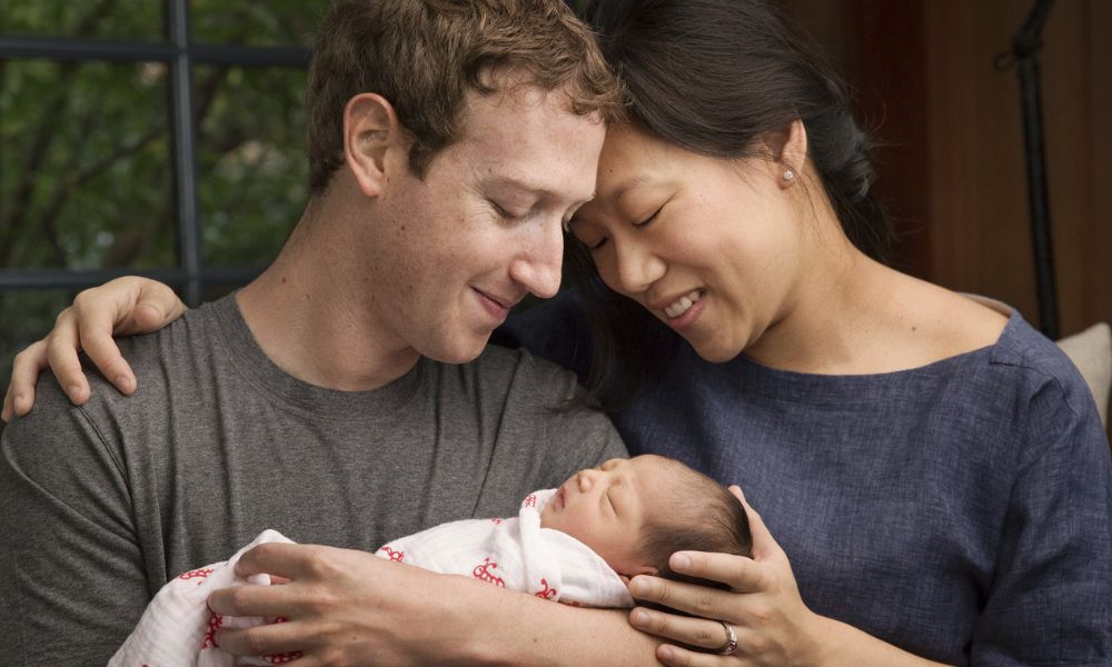 Mark Zuckerberg and Priscilla Chan