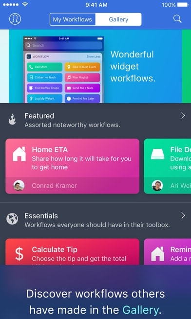 Workflow App Screenshot Example1